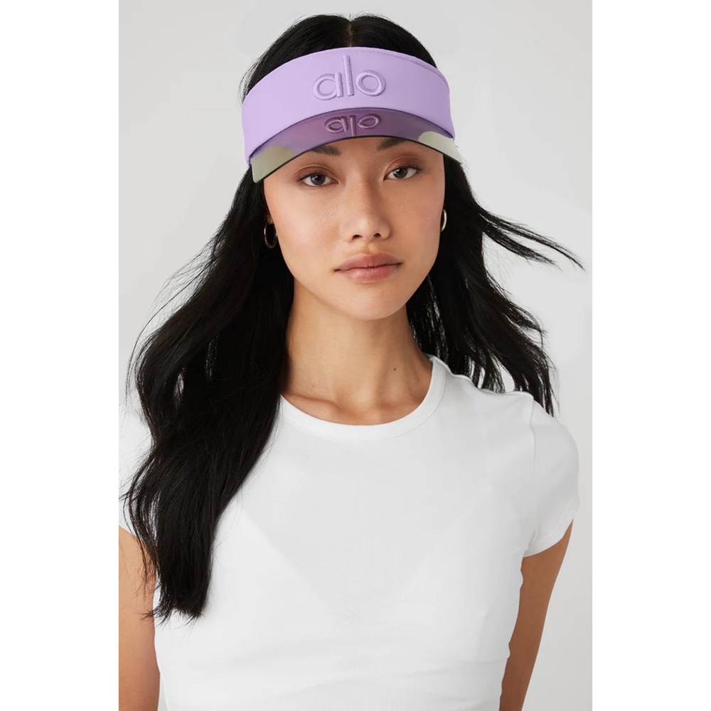 Alo Yoga Airlift Solar Visor Violet Skies One Size - Picture 12 of 12